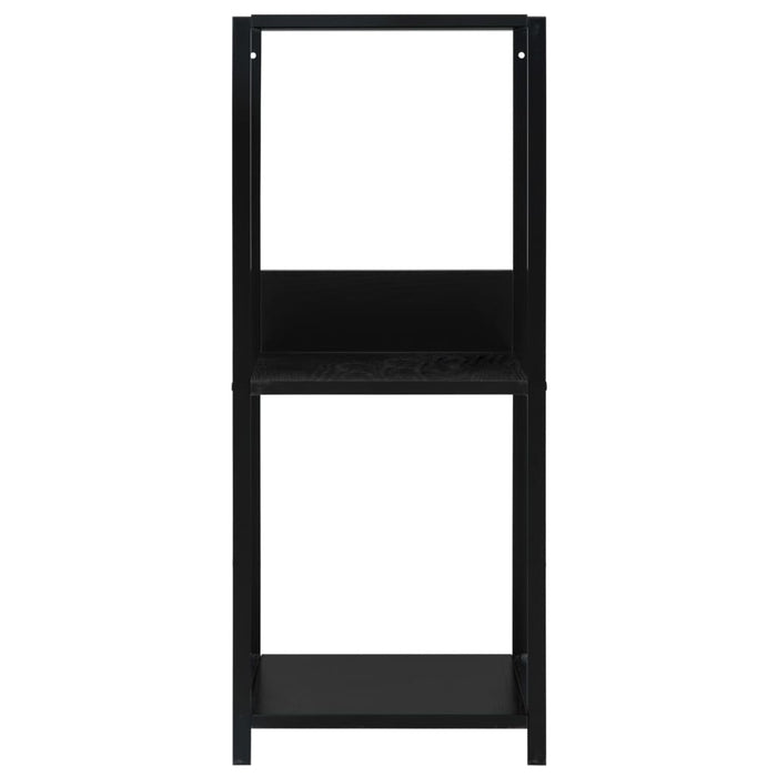 Bibliotecă mică, negru, 33,5 x 39,6 x 79,7 cm, lemn prelucrat - WALTI WALTI