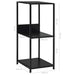 Bibliotecă mică, negru, 33,5 x 39,6 x 79,7 cm, lemn prelucrat - WALTI WALTI