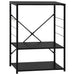 Dulap cuptor microunde, negru, 60x39,6x79,5 cm, lemn prelucrat - WALTI WALTI