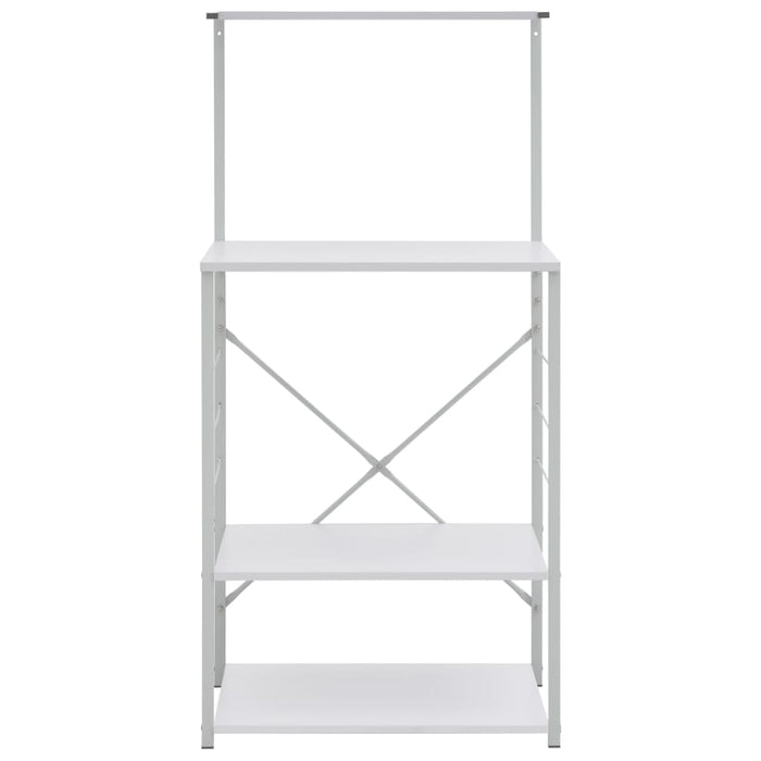 Dulap cuptor microunde, alb, 60x39,6x123 cm, lemn prelucrat WALTI