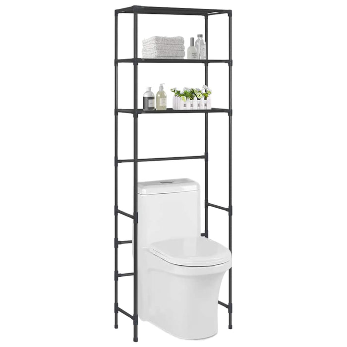 Etajeră peste toaletă cu 3 polițe, negru, 53x28x169 cm - WALTI WALTI