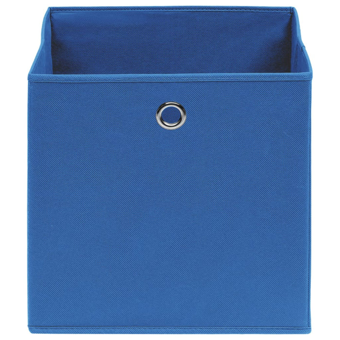 Cutii depozitare, 4 buc., albastru, 32x32x32 cm, textil - WALTI WALTI