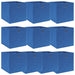 Cutii depozitare, 10 buc., albastru, 32x32x32 cm, textil - WALTI WALTI