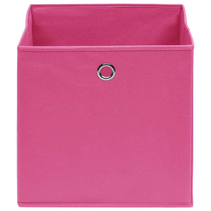 Cutii de depozitare, 4 buc., roz, 32x32x32 cm, textil - WALTI WALTI
