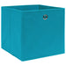 Cutii de depozitare, 10 buc., bleu, 32x32x32 cm, textil - WALTI WALTI