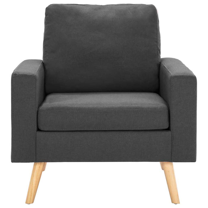 Fotoliu, gri închis, material textil - WALTI WALTI