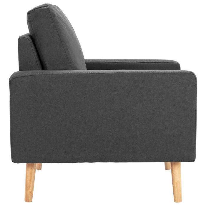 Fotoliu, gri închis, material textil - WALTI WALTI