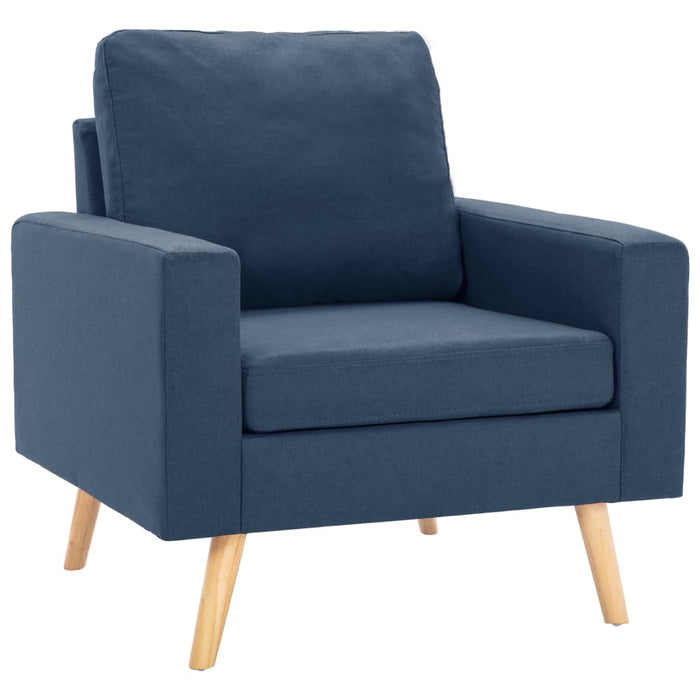 Fotoliu, albastru, material textil - WALTI WALTI