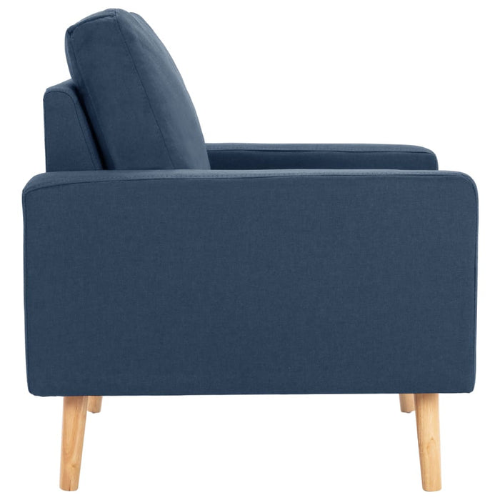 Fotoliu, albastru, material textil - WALTI WALTI