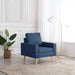 Fotoliu, albastru, material textil - WALTI WALTI