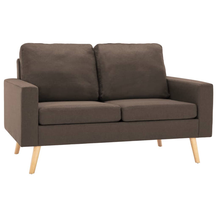 Canapea cu 2 locuri, maro, material textil - WALTI WALTI