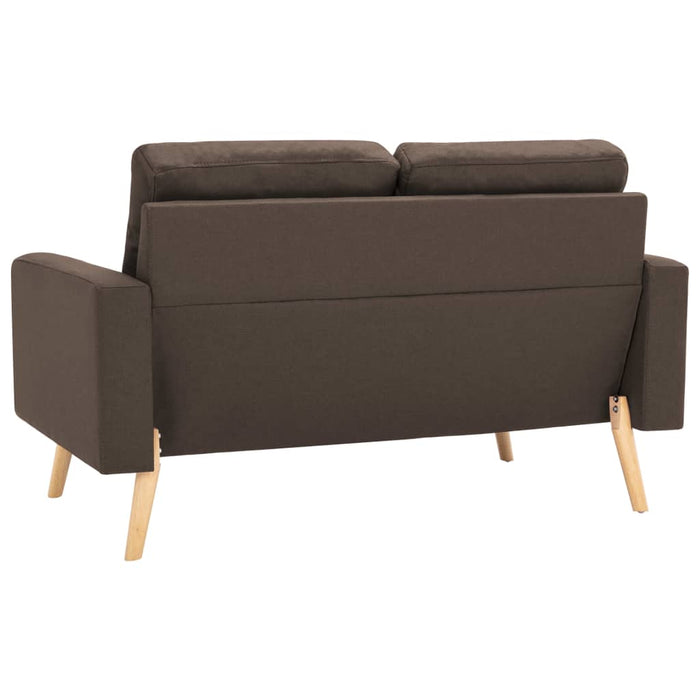 Canapea cu 2 locuri, maro, material textil - WALTI WALTI