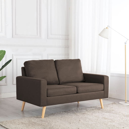 Canapea cu 2 locuri, maro, material textil - WALTI WALTI