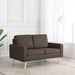 Canapea cu 2 locuri, maro, material textil - WALTI WALTI