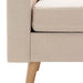 Canapea cu 2 locuri, crem, material textil - WALTI WALTI