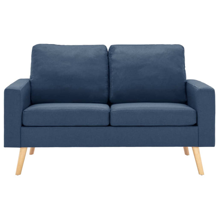 Canapea cu 2 locuri, albastru, material textil - WALTI WALTI