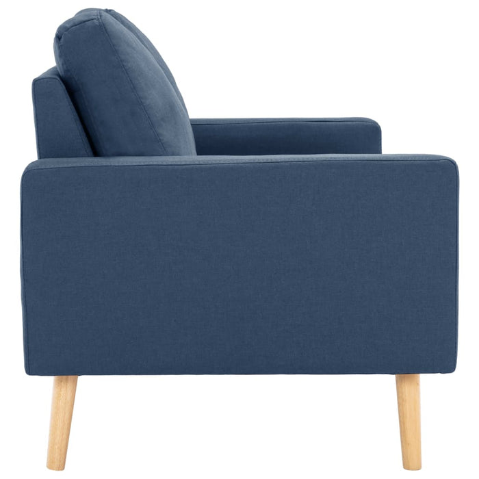Canapea cu 2 locuri, albastru, material textil - WALTI WALTI