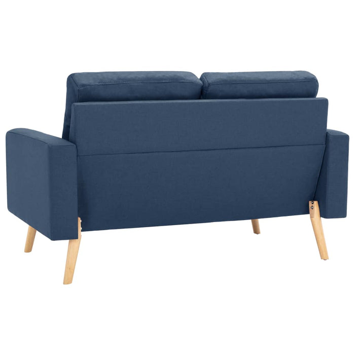Canapea cu 2 locuri, albastru, material textil - WALTI WALTI