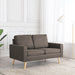 Canapea cu 2 locuri, gri taupe, material textil - WALTI WALTI