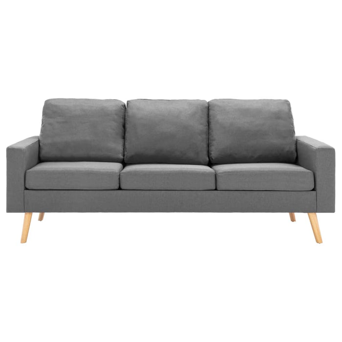 Canapea cu 3 locuri, gri deschis, material textil - WALTI WALTI