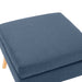 Taburet, albastru, material textil - WALTI WALTI