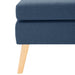 Taburet, albastru, material textil - WALTI WALTI