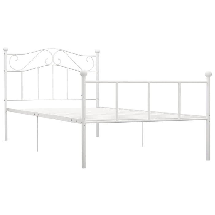 Cadru de pat, alb, 90 x 200 cm, metal - WALTI WALTI