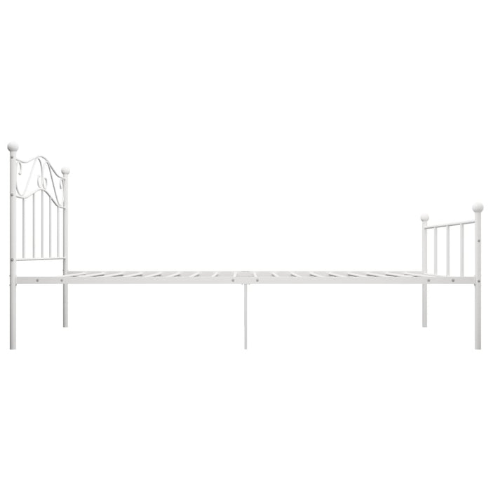 Cadru de pat, alb, 90 x 200 cm, metal - WALTI WALTI