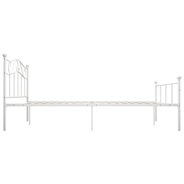 Cadru de pat, alb, 160 x 200 cm, metal - WALTI WALTI