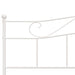 Cadru de pat, alb, 200 x 200 cm, metal - WALTI WALTI