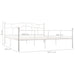 Cadru de pat, alb, 200 x 200 cm, metal - WALTI WALTI
