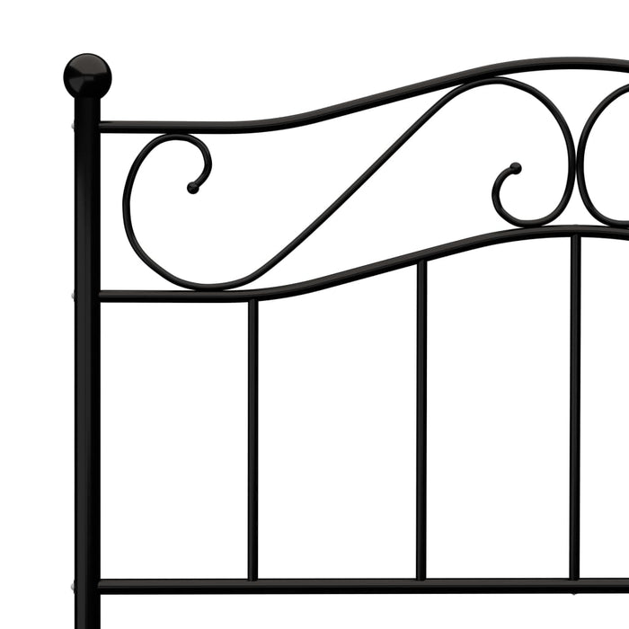 Cadru de pat, negru, 90 x 200 cm, metal - WALTI WALTI