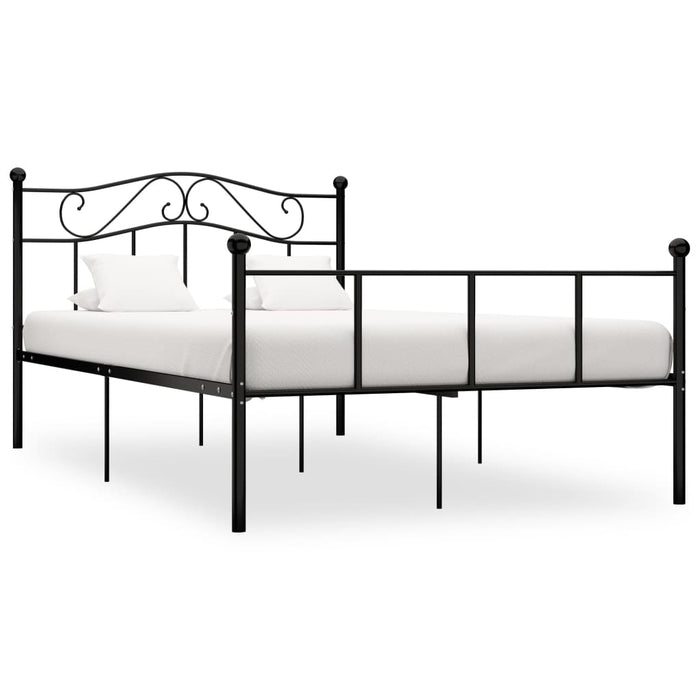 Cadru de pat, negru, 120 x 200 cm, metal - WALTI WALTI