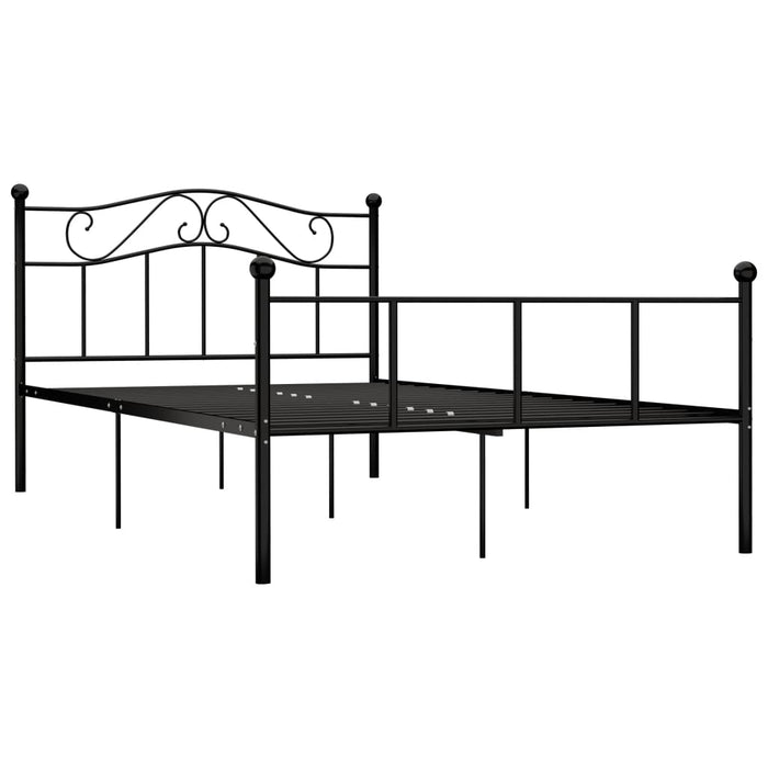 Cadru de pat, negru, 120 x 200 cm, metal - WALTI WALTI