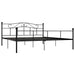 Cadru de pat, negru, 200 x 200 cm, metal - WALTI WALTI