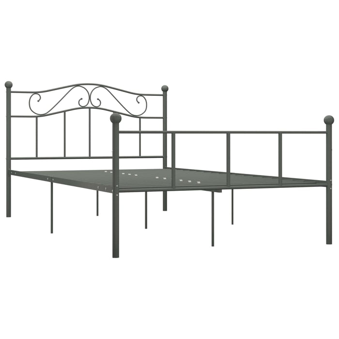 Cadru de pat, gri, 160 x 200 cm, metal - WALTI WALTI