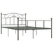 Cadru de pat, gri, 160 x 200 cm, metal - WALTI WALTI