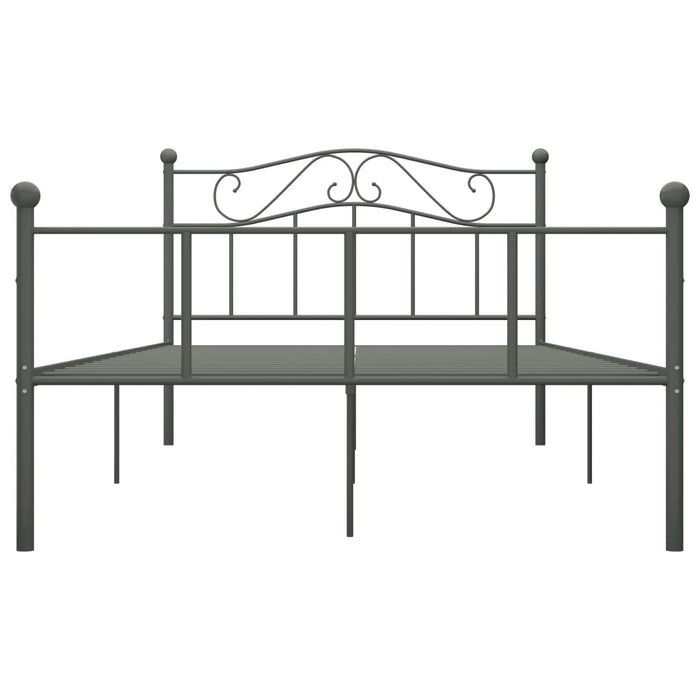Cadru de pat, gri, 160 x 200 cm, metal - WALTI WALTI
