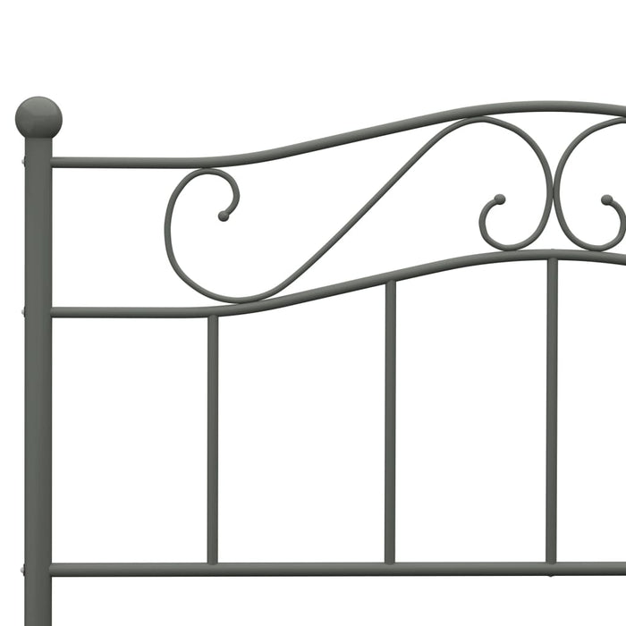 Cadru de pat, gri, 160 x 200 cm, metal - WALTI WALTI