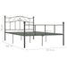 Cadru de pat, gri, 160 x 200 cm, metal - WALTI WALTI