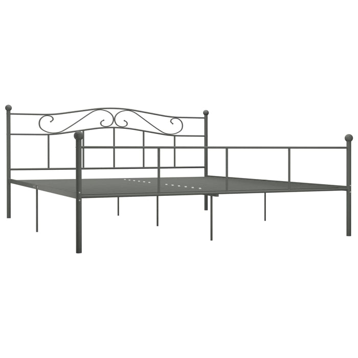 Cadru de pat, gri, 180 x 200 cm, metal WALTI