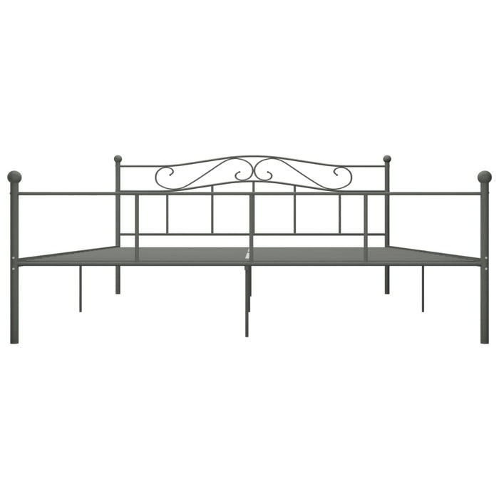 Cadru de pat, gri, 180 x 200 cm, metal WALTI
