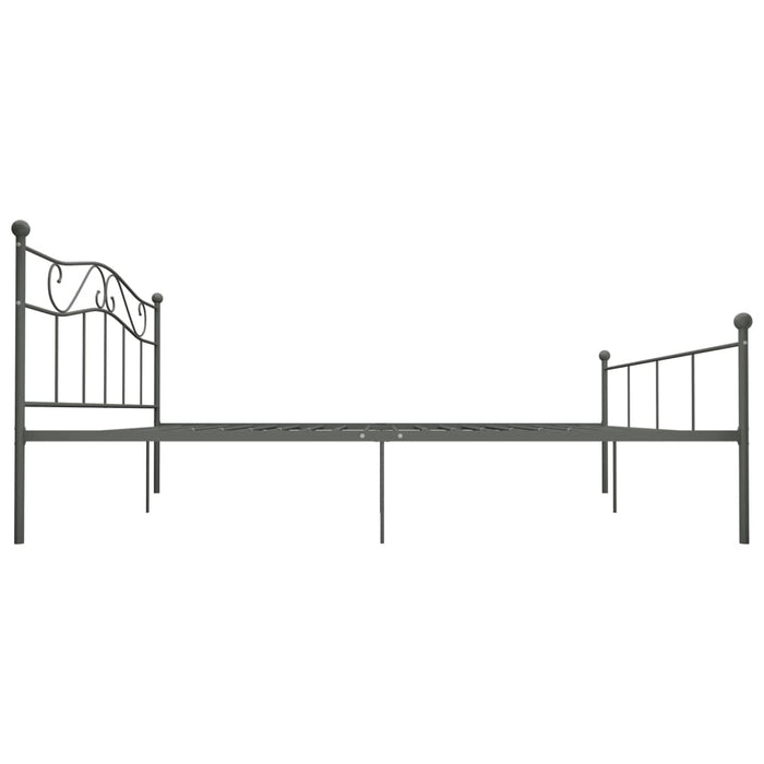 Cadru de pat, gri, 180 x 200 cm, metal WALTI