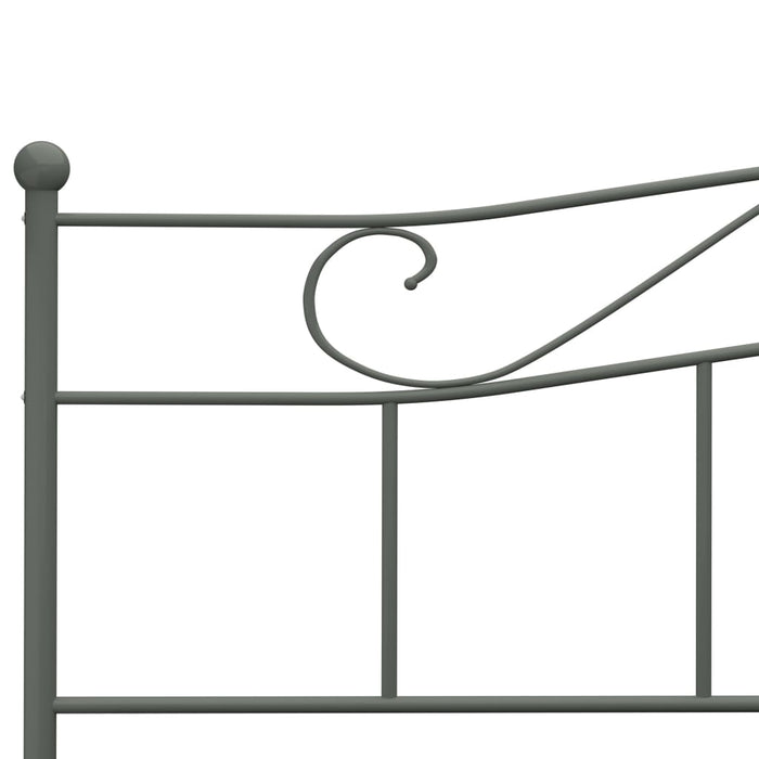 Cadru de pat, gri, 180 x 200 cm, metal WALTI