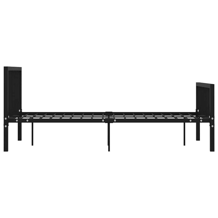Cadru de pat, negru, 120 x 200 cm, metal WALTI