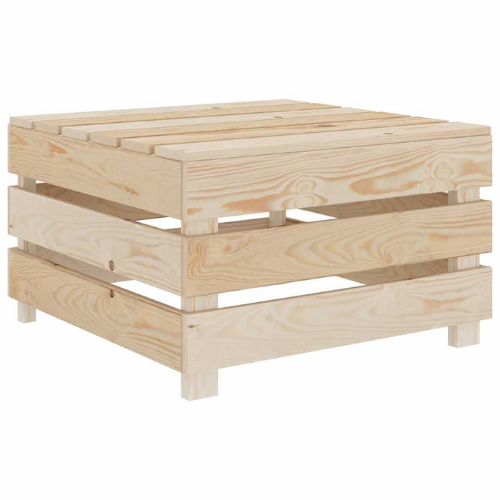 Set mobilier de grădină paleți cu perne bej, 6 piese, lemn WALTI