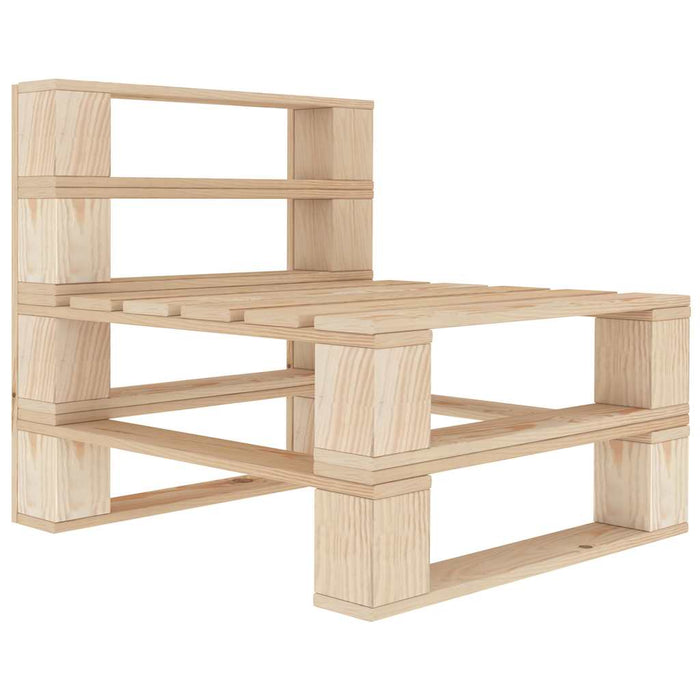 Mobilier grădină paleți, perne antracit&flori, 4 piese, lemn WALTI