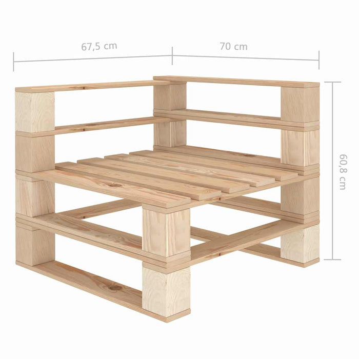 Mobilier grădină paleți, perne antracit&flori, 4 piese, lemn WALTI