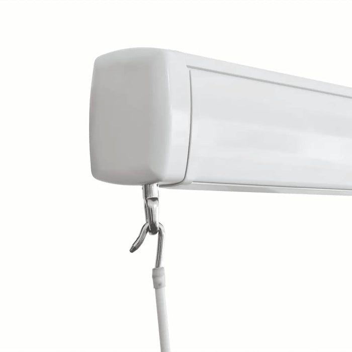 Copertină manuală tip casetă, albastru și alb, 400 x 300 cm - WALTI WALTI