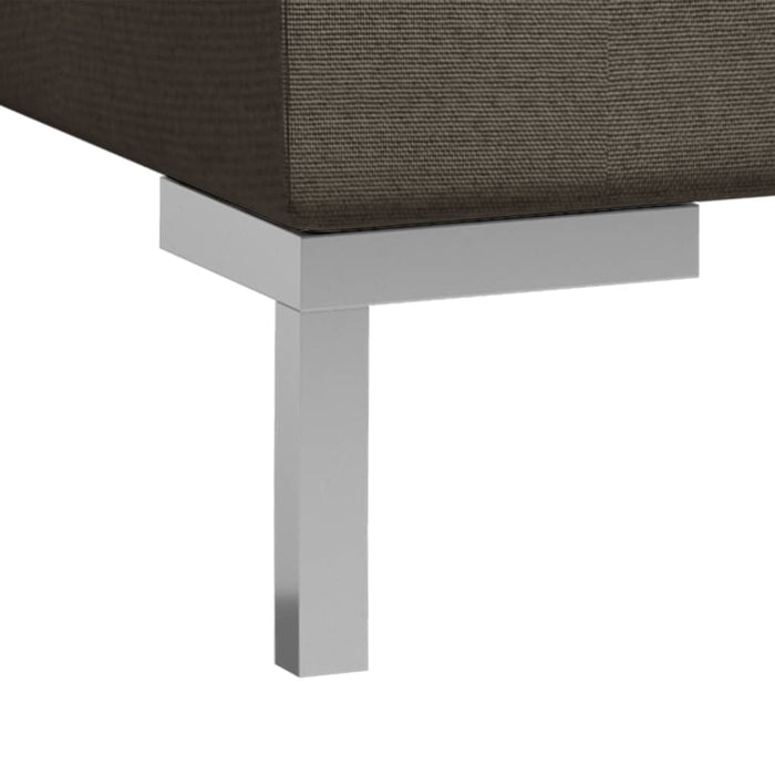 Set de canapele, 4 piese, gri taupe, material textil WALTI